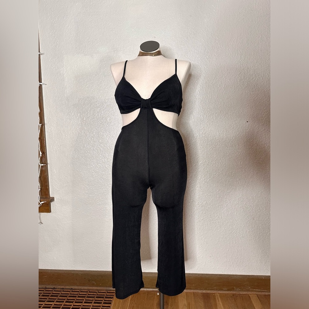 Haley & June black cutout jumpsuit M
